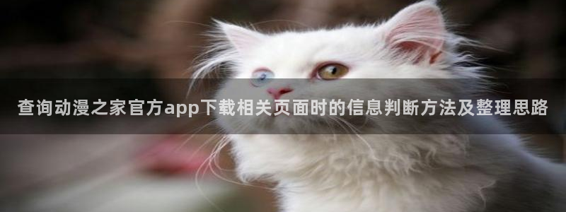 omofun动漫最新更新:查询动漫之家官方app下载相关页面时的信息判断方法及整理思路配图